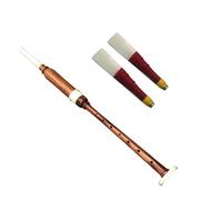 Great Highland Bagpipes Practice chanter Great marrone imitazione avorio supporto canne