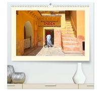 Great impressions of INDIA featuring awesome pictures (High Quality Premium Wall Calendar 2026 DIN A2 landscape),CALVENDO 12 Month Wall Calendar: Journey in the colorful everyday life in India