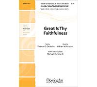 Great Is Thy Faithfulness - CHORAL SCORE