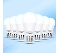 Great Jacob Lampadine LED A60 E27 10W=104W,Luce Fredda 6500K,1600 lumen,A60 LED