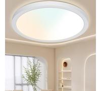 Great Jacob Plafoniera LED a Soffitto Regolabile 24W, 3 Colori 3000K/4000K/6500K, Ø28.9 cm,Moderna Lampada a Soffitto per Soggiorno, Camera da Letto, Cucina, Sala da Pranzo, Corridoio
