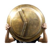 Great King Leonidas Spartan Shield 24" LARP Combat Medieval Shield Miglior re...