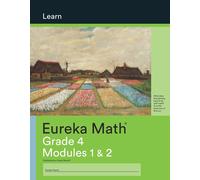 Great Minds Eureka Math Grade 4 Learn Workbook #1 (Modules 1-2) (Tascabile)