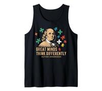 Great Minds Think Differently - Benjamin Franklin Autism Canotta