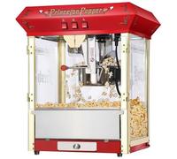 Great Northern Popcorn - Macchina per popcorn Princeton da 236 ml, con bollitore in acciaio inossidabile, vassoio di rifiuto, luce riscaldante e accessori