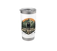 Great Park Smoky Mountains Bear Escursionismo Avventura Bicchiere termico in acciaio inox doppia parete