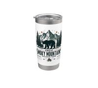 Great Park Smoky Mountains Bear Escursionismo Avventura Bicchiere termico in acciaio inox doppia parete