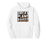 Great Plains Bisonte Identita delle Pianure Felpa con Cappuccio