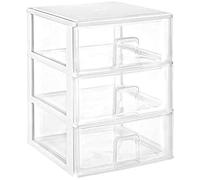 Great Plastic plastica Set 3 impilabile, 380 x 370 x 473 mm cassetti Naturale (MOD. 3.4), Bianco, Taglia Unica