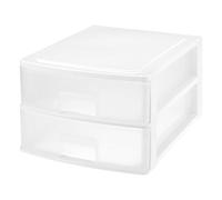 Great Plastic Set 2 CASSETTI Stilo 355X265X180mm, Bianco, Taglia Unica, 12 unità