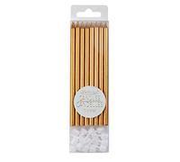 Great pretenders - Candles Metallic Copper (16 pcs) Decorazione per torte, multicolore (multicolore) (97702)