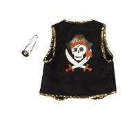 Great Pretenders Veste Pirate et Cache œil, Taille US 5-6