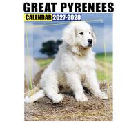 Great Pyrenees Calendar 2027 - 2028: Monthly Planner with US Holidays, 24-Month Planner for Home, Office, School, and Family Planning
