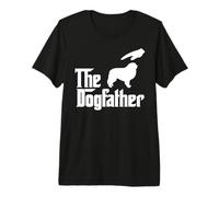 Great Pyrenees Dog Dad The Dogfather Funny Dogs Lovers Maglietta Premium