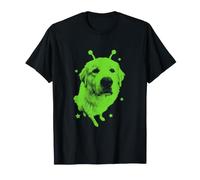 Great Pyrenees Y2K Alien Meme Vintage Spazio Divertente Maglietta