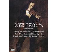 Great Romantic Violin Concertos in Full Score [Lingua inglese]