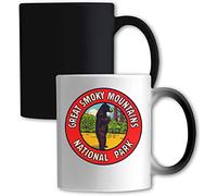 Great Smoky Mountains National Park Bear Logo Tazza cambia colore bianco