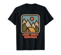 Great Smoky Mountains NP Backpacking Vacation Souvenir Maglietta