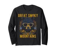 Great Smoky Mountains USA Bear Indossa Occhiali Design Maglia a Manica