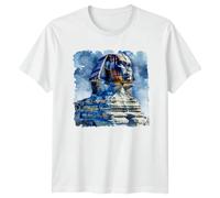 Great Sphinx Giza Ancient Egypt Landmarks Maglietta da uomo maglietta da...