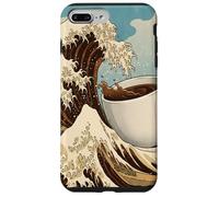 Great Wave Coffee Kanagawa Ukiyo-e Caffeina giapponese Art Custodia per iPhone 7 Plus/8 Plus