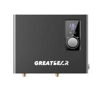 GREATBEAR - Scaldabagno elettrico senza serbatoio, 18 kW su richiesta, scaldabagno elettrico a 240 volt, scaldacqua istantanei, punto di utilizzo, automodulatore e