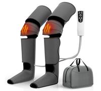 GreatDreams® - Pressoterapia per Casa - Massaggiatore Completo per Gambe con Funzione Riscaldante - Macchina per Pressoterapia per Migliorare la Circolazione Sanguigna e Alleviare il Dolore alle Gambe