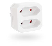 greate 1x Adattatore Presa 2-fold fino a max. 1100W - Presa Multipla per Europlugs senza Cavo