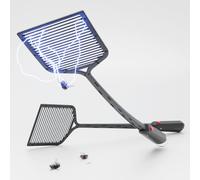 greate 2X Acchiappamosche Elettrico In atterie - Acchiappamosche Elettrico Contro Mosche, Zanzara, Mosquito & Altro - Trappola Per Zanzare, Elettro Insetticida, Spazzatrice Per Zanzare