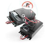 greate 2x Dispositivo antitasso per auto con connessione batteria 12V - dissuasori per piccioni ultrasuoni - ultrasuoni piccioni