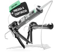 greate 2x Pistola silicone con rapporto 25:1 & arresto antigoccia - Silicone Pistola per cartucce da 150-310 ml per acrilico & colla - Pistola per il silicone