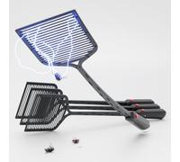 greate 4X Acchiappamosche elettrico con batterie incluse - Acchiappamosche elettrico contro zanzare, zanzara tigre, zanzara e altro - Trappola per zanzare, insetticida elettrico, scacciamosche