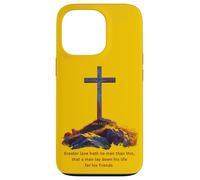 Greater Love Hath No Man Than This - John 15:13 Jesus Cross Custodia per iPhone 13 Pro