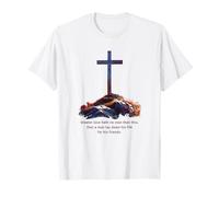 Greater Love Hath No Man Than This - John 15:13 Jesus Cross Maglietta