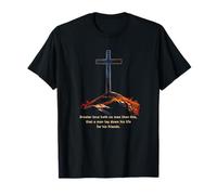 Greater Love Hath No Man Than This - John 15:13 Jesus Cross Maglietta