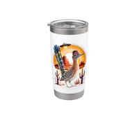 Greater roadrunner UFO Alien Astronave Deserto UFO Bicchiere termico in acciaio inox doppia parete