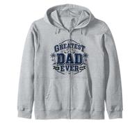 Greatest Dad Ever Nautical Captain Fathers Apprezzamento Felpa con Cappuccio