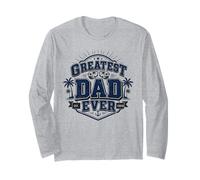 Greatest Dad Ever Nautical Captain Fathers Apprezzamento Maglia a Manica