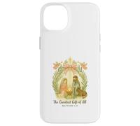 Greatest Gifts of All Nativity Matthew 1:21 Christmas Custodia per iPhone 14 Plus