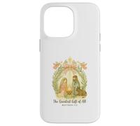 Greatest Gifts of All Nativity Matthew 1:21 Christmas Custodia per iPhone 14 Pro Max