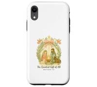 Greatest Gifts of All Nativity Matthew 1:21 Christmas Custodia per iPhone XR
