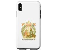 Greatest Gifts of All Nativity Matthew 1:21 Christmas Custodia per iPhone XS Max