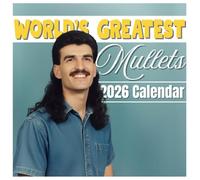 Greatest Mullets Calendar 2026: Hilarious Haircuts That Defined a Generation, Business in the Front, Party in the Back