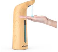 Greatmay Dispenser Automatico Sapone，Sensore Intelligente 4 Livelli Regolabile, Dispenser di Sapone Liquido Batterie Senza Contatto，Adatto per Cucina, Bagno, Compatibile con Gel e Liquido Batterie