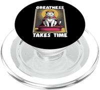 Greatness Takes Time, divertente lettiera per gatti PopSockets PopGrip per MagSafe