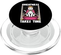Greatness Takes Time, divertente lettiera per gatti PopSockets PopGrip per MagSafe