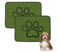 GREATRICH 2 pezzi Tappetini per Cani, 45x60cm Cuscino Cane Sfoderabile e Lavabile, Materassino per Cani Taglia Piccola Divano,Cuccia Cane Grande, Cucce Cuscino Gatto per cane da Interno, Verde