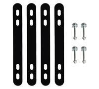 GREATRICH Cestino Bicicletta Posteriore, Supporto Universale in Acciaio Robusto, Adattatore per Cestino Per Bici Anteriore e Posteriore, Montaggio Facile, per Bici Cittadine, Mountain Bike e E-bike