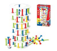 GREATRICH Giochi di società per Bambini, Giochi Montessori 3 4 5 6 Anni con Dadi Colorati, Gioco Abilità e Costruzione, Giochi Educativi per Motricità, Regalo per Bambino, Gioco da Tavolo Famiglia