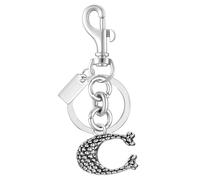 GREATRICH Portachiavi Donna, Charms per Borse con Lettera C in Stampa Serpente, Portachiavi Auto Donna, Keychain Decorativo e Legami Portachiavi Lettera, Accessorio per Borsa, Zaino, Portafoglio